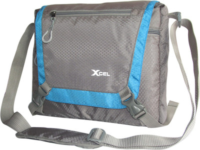 

Xcel Messenger Bag(Grey, Blue), Blue;grey