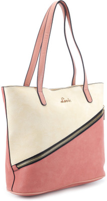 

Lavie Tote(Pink, Beige), Beige;pink