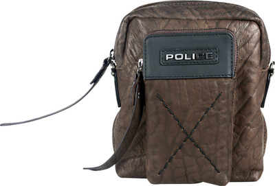 

Police Messenger Bag(Brown)