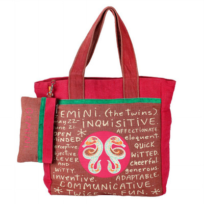 

The Jute Shop Tote(Multicolor)