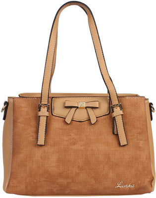 

Luvoksi Shoulder Bag(Beige, Brown)