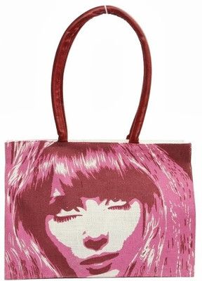 

Jute Tree Tote(Pink)