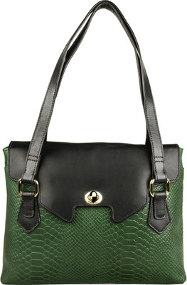 

Hidesign Shoulder Bag(Green, Black), Black;green