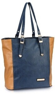 

Lino Perros Hand-held Bag(Brown, Blue), Blue;brown