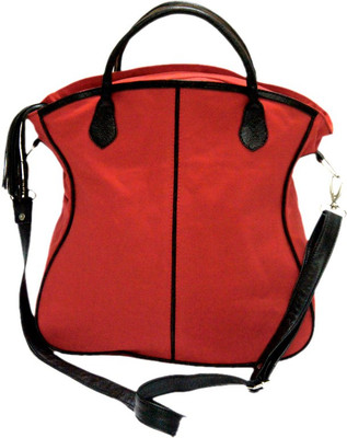 

The Rogue Studio Messenger Bag(Red, Black), Black;red