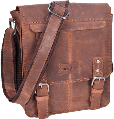 

Hidestitch Messenger Bag(Brown)