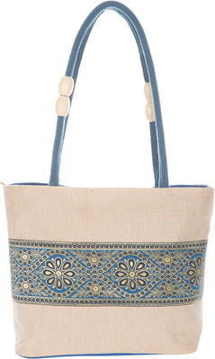 

Jute Cottage Shoulder Bag(Blue)