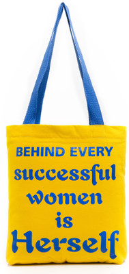 

Haqeeba Tote(Yellow, Blue), Blue;yellow