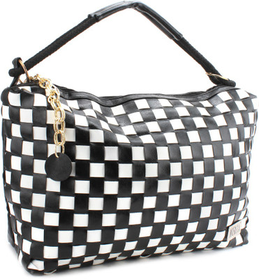

Murcia Hand-held Bag(White, Black), Black;white