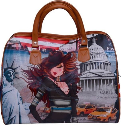 

Veena Fabs Hand-held Bag(Multicolor)