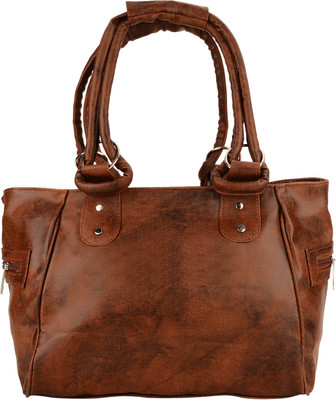 

Emblazon Hand-held Bag(Brown)