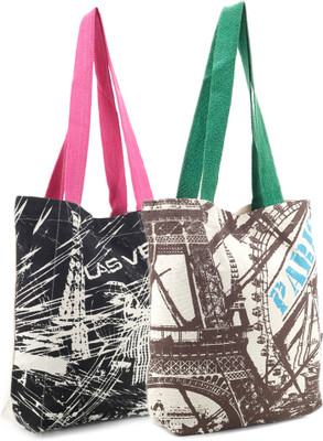 

Kanvas Katha Tote(Multicolor)