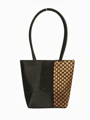 

Jute Tree Hand-held Bag(Black)