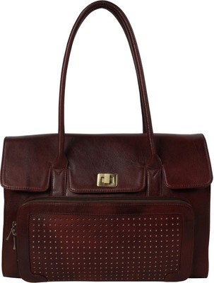 

Clubb Hand-held Bag(Brown)