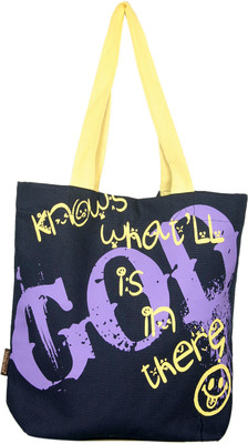 

Kanvas Katha Tote(Blue)