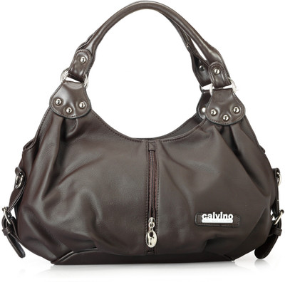 

Calvino Hand-held Bag(Brown)