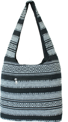 

Anekaant Hand-held Bag(Black, White)