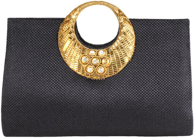 

Pretty Krafts Hand-held Bag(Black)