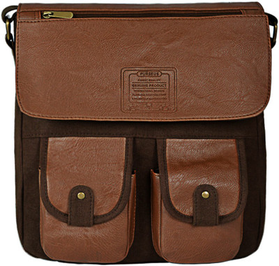 

Purseus Hand-held Bag(Brown)