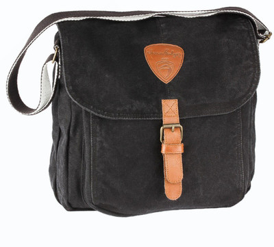 

Honey Badger Messenger Bag(Black, Tan)