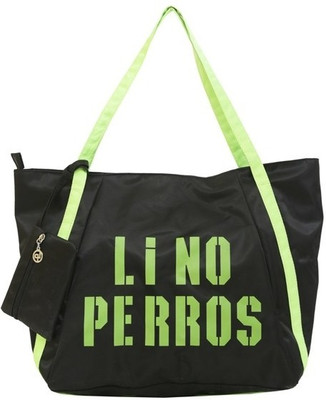 

Lino Perros Hand-held Bag(Green, Black), Black;green