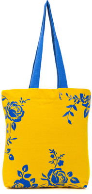 

Haqeeba Tote(Yellow, Blue), Blue;yellow