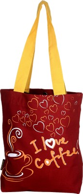 

Kanvas Katha Tote(Maroon)