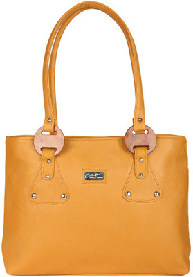 Radhe Collection Hand-held Bag(Yellow)