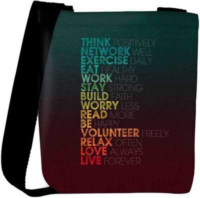 

Snoogg RPC-3355-SLTOBAG Shoulder Bag(Multicolor, 18 inch)