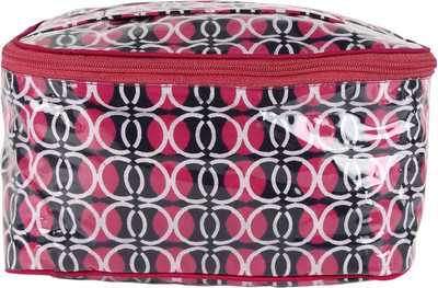 

Needlecrest Pouch Potli(Pink, Black), Black;pink