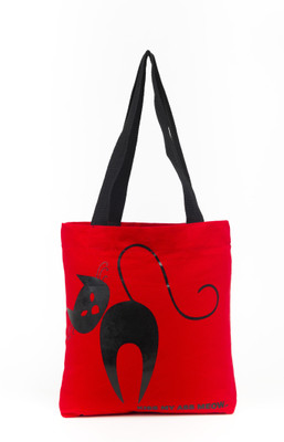 

Haqeeba Tote(Red, Black), Black;red
