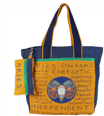 

The Jute Shop Tote(Multicolor)