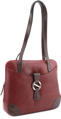 

Hidesign Shoulder Bag(Red, Brown), Brown;red
