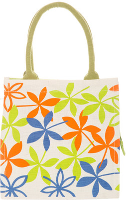 

Jute Cottage Hand-held Bag(Green)