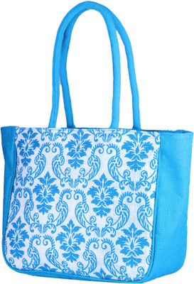 

Jute Tree Hand-held Bag(Blue)