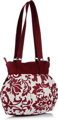 

Home Heart Shoulder Bag(White, Red), Red;white
