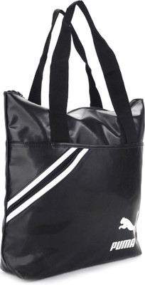 Puma Tote(White, Black), Black;white