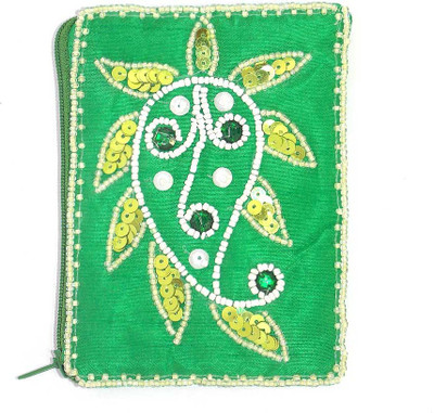 

Himalaya Handicraft Pouch Potli(Green)
