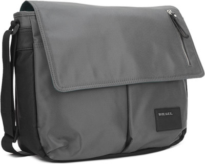 

Diesel Messenger Bag(Grey, Green), Green;grey