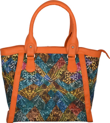 

Kanvas Katha Hand-held Bag(Multicolor)
