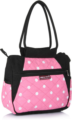 

Home Heart Hand-held Bag(Pink, Black), Black;pink