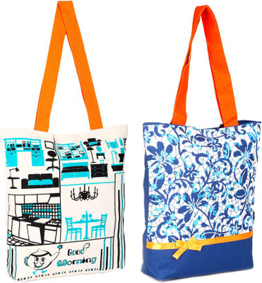 

Kanvas Katha Tote(Multicolor)