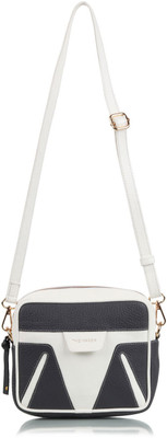 THE MAKER Sling Bag(Black, Grey)
