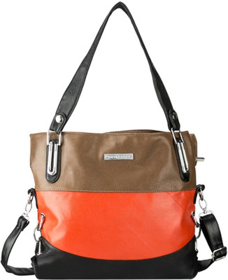 

Lino Perros Hand-held Bag(Red, Black), Black;red