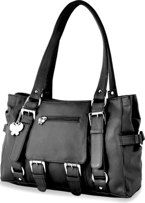 

Butterflies Hand-held Bag(Black)