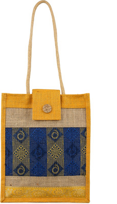 

Lotus Designer Tote(Blue, Yellow)
