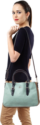 Lavie Tote(Tan, Blue), Blue;tan