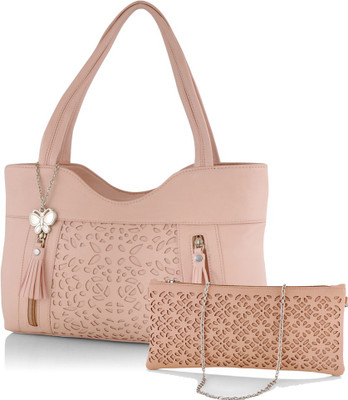 

Butterflies Hand-held Bag(Pink)