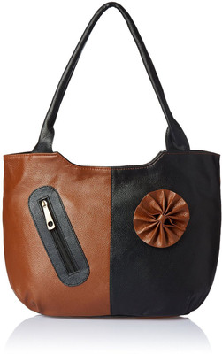 

Fantosy Shoulder Bag(Tan, Black), Black;tan