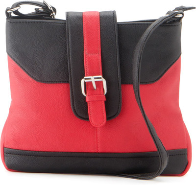 

Falah Bag Works Shoulder Bag(Red, Black), Black;red